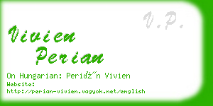 vivien perian business card